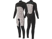 VISSLA Seven Seas Stealth 3.2mm Neopren Wetsuit Chest Zip schwarz Größe XS