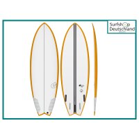 Surfboard TORQ Summer Fish Board TEC Quad Thruster