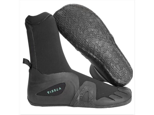 Vissla 7 Seas – Botas de neoprene Round Toe 5 mm – Tamanho US 12 / EU 44