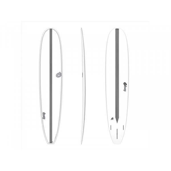 Surfboard TORQ Epoxy TET CS 9.6 Longboard Carbon white