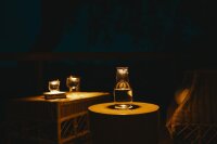 SONNENGLAS® Lichtkaraffe 750ml 750ml-M2-Orange Speckles Edition-Somo Solar Mini